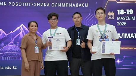 Aktau School Students Win Prizes at National Robotics Olympiad